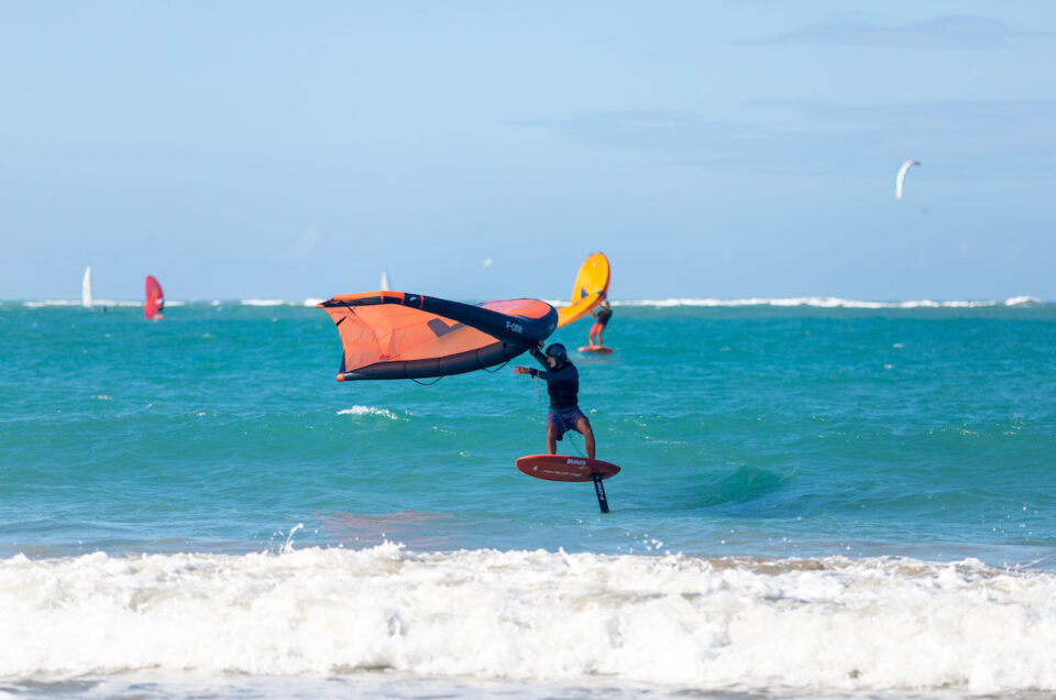 Wing Foiling in Cabarete, Dominican Republic